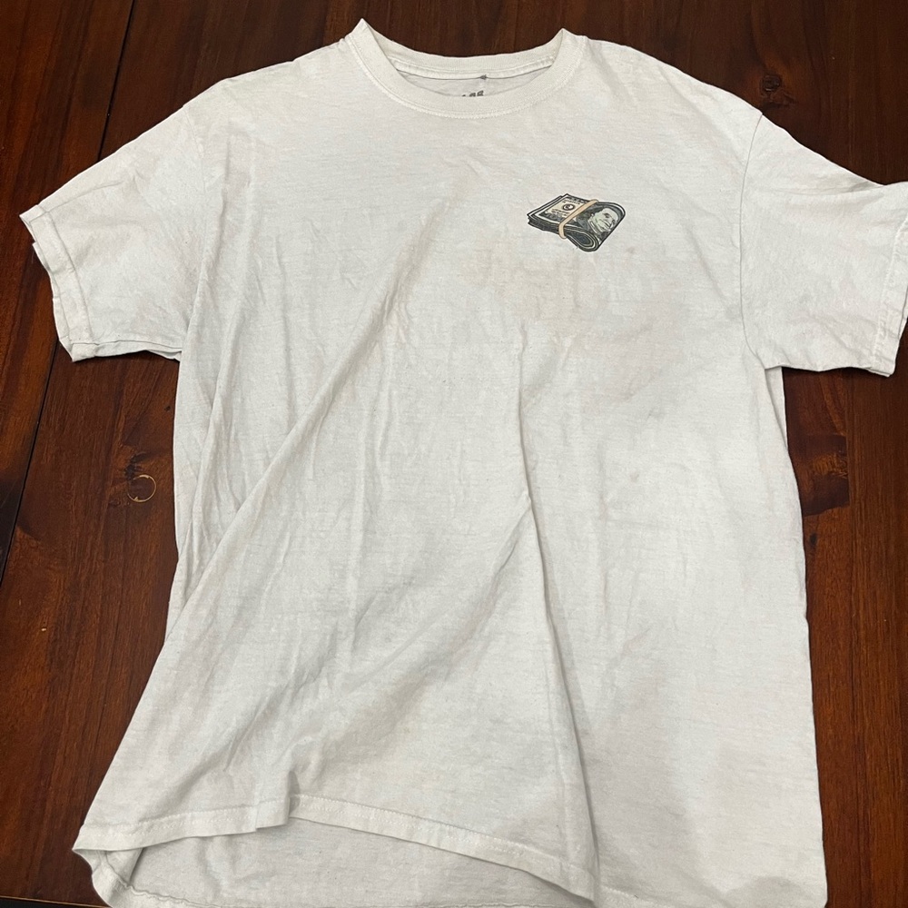 White Graphic Men's T-Shirt